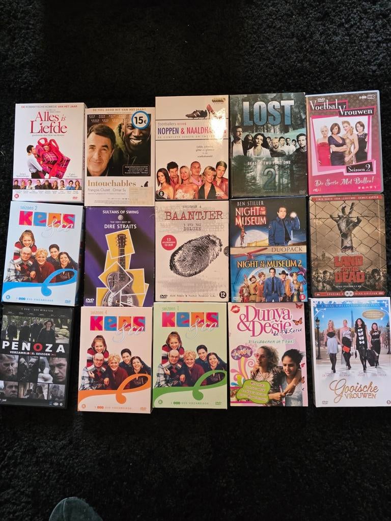 15 dvd boxen met meerdere dvd's., Ophalen of Verzenden, Zo goed als nieuw, Detective en Krimi