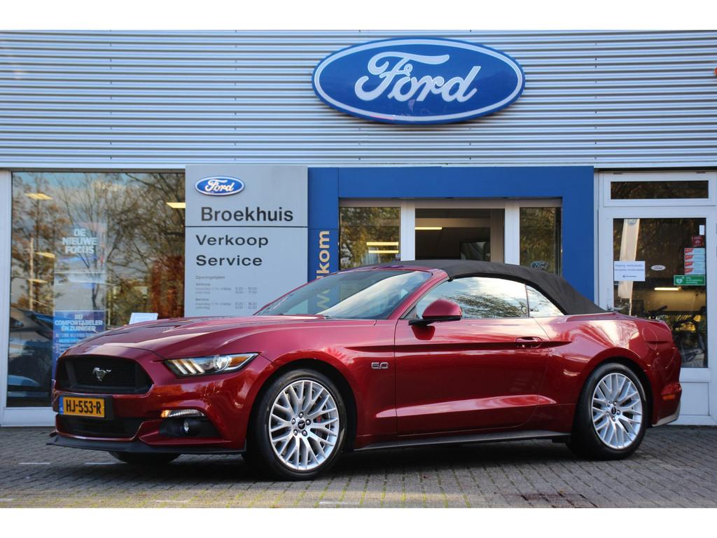 Ford Mustang Convertible 5.0 GT AUTOMAAT, Auto's, 12 maanden, Gebruikt, 4 stoelen, Bedrijf