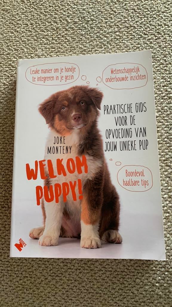 Joke Monteny | Welkom puppy, Ophalen of Verzenden, Zo goed als nieuw, Honden