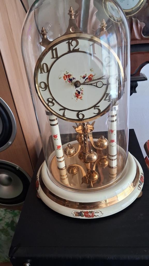 Te koop vintage pendule stolpklok 100 procent goed, Ophalen