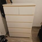 Ikea Malm ladekast met 6 lades, Huis en Inrichting, Kasten | Ladekasten, Ophalen, Overige materialen, Gebruikt, 5 laden of meer