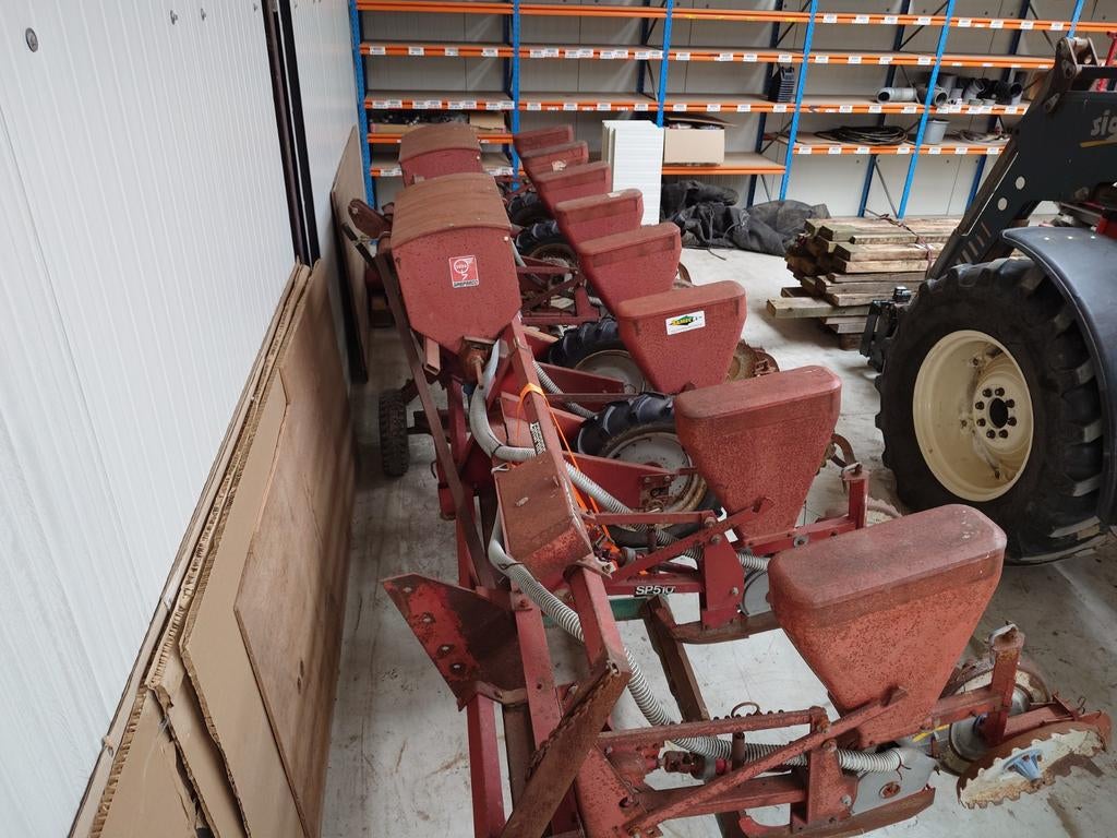 Gaspardo maiszaaier 8 rij, Ophalen