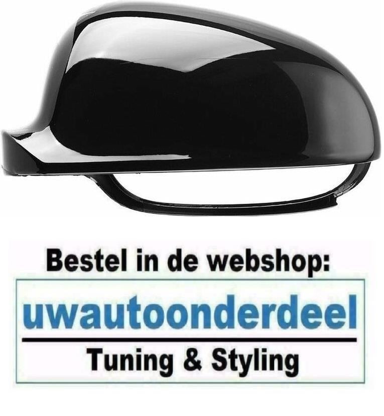 Spiegel Spiegelkappen Glans Zwart Volkswagen Golf 5, Verzenden, Automotive Parts, A.parts@hotmail.nl, Trasmolenlaan 12 3447 GZ Woerden