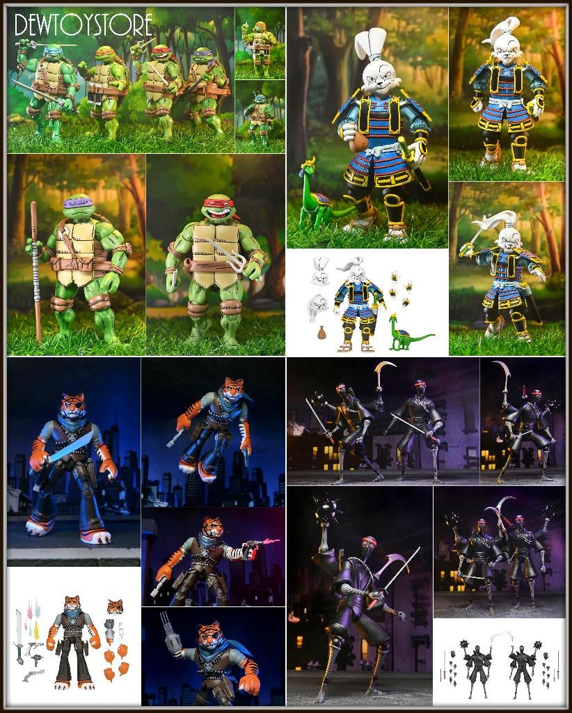 [Pre-order] NECA Toys 7" 1/12 Scale Action Figure - TMNT, Verzenden, Nieuw