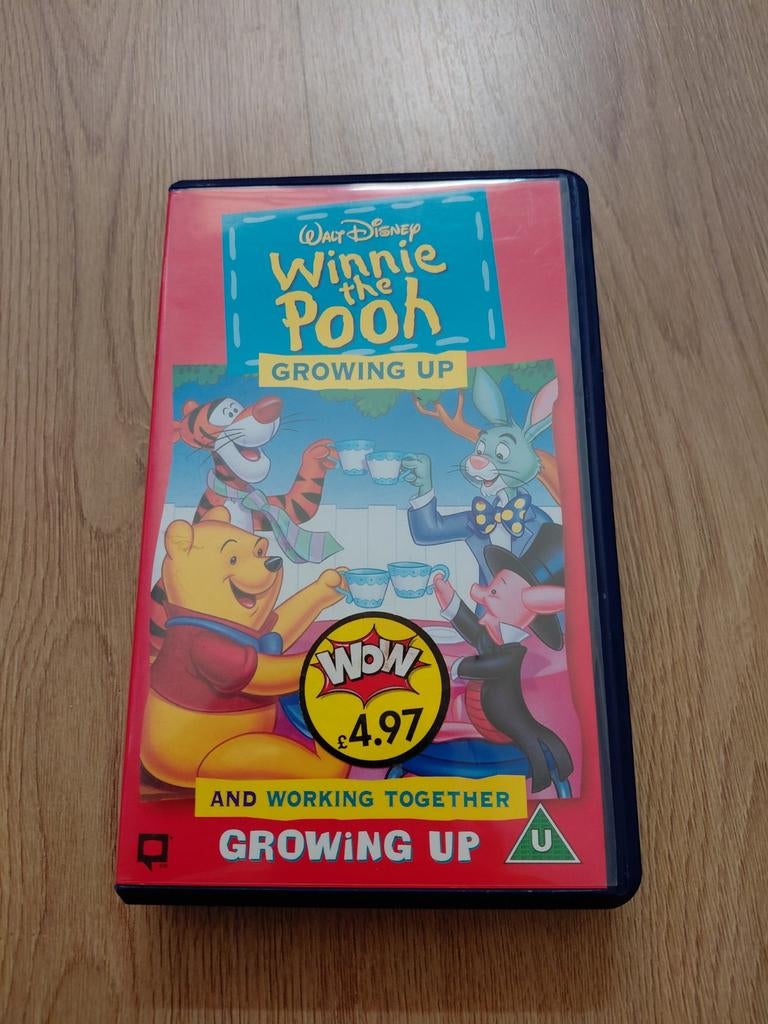Disney Winnie the Pooh. Growing up. Engelse band., Alle leeftijden, Ophalen of Verzenden, Gebruikt, Tekenfilms en Animatie