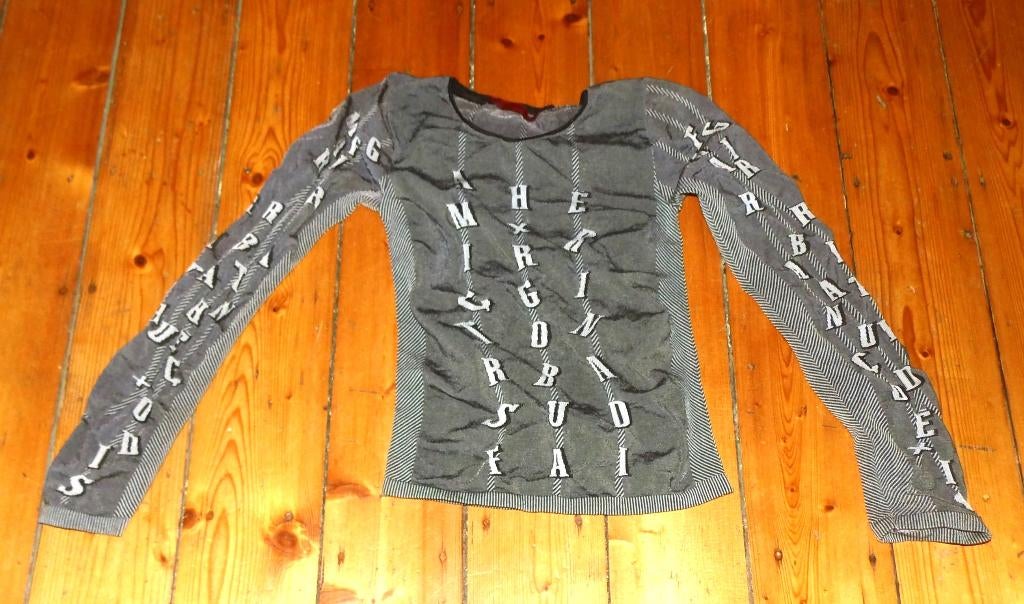 mooie Le Jean de Marithe Francois Girbaud longsleeve  116, Kinderen en Baby's, Kinderkleding | Maat 116, Meisje, Zo goed als nieuw