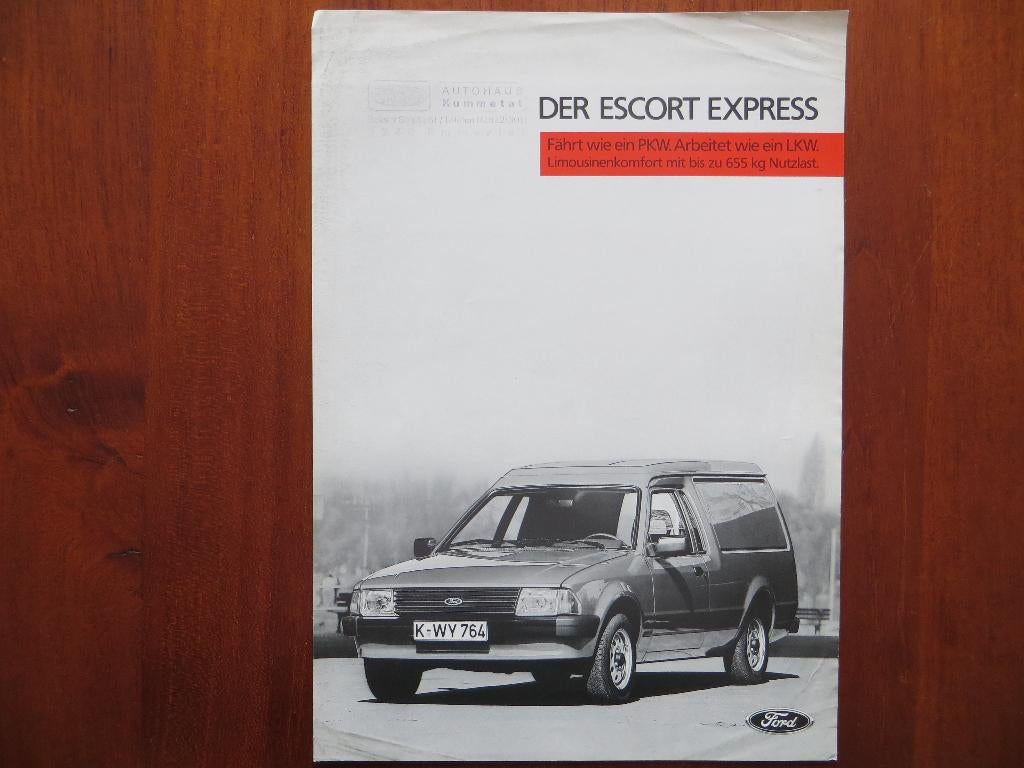 Ford Escort Express (juli 1985), Ophalen of Verzenden, Gelezen, Ford