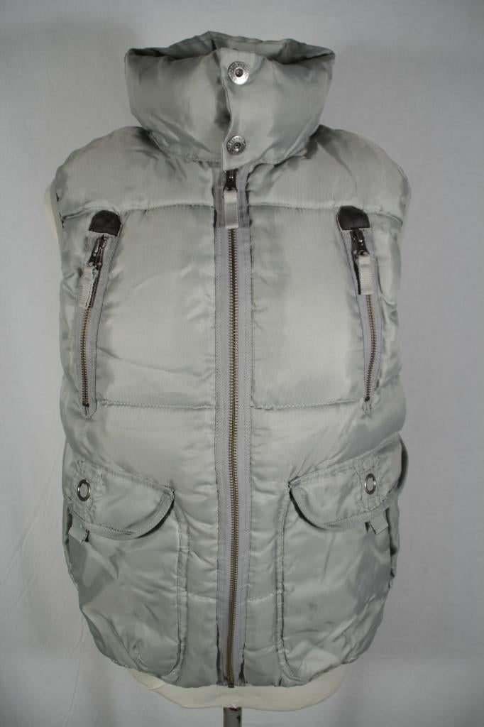 Stoere grijze bodywarmer.Mt M.Merk Usat Air Force, Kleding | Dames, Bodywarmers, Maat 38/40 (M), ., Ophalen of Verzenden, Zo goed als nieuw