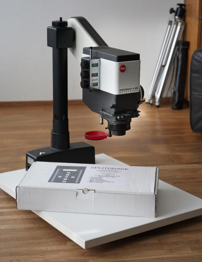 Leitz FocomatV35+Heiland Splitgrade set voor V35, Audio, Tv en Foto, Ophalen, Zo goed als nieuw, Complete dokaset