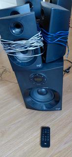 Logitech Z607 5.1Surround Sound Systeem met Afstandsbedieni, Audio, Tv en Foto, Luidsprekers, Overige merken, Gebruikt, Ophalen of Verzenden