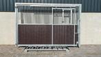 Voorwand met schuifdeur | 3500 x 2300 mm. | B-Keuze, Weidegang, 4 paarden of pony's of meer