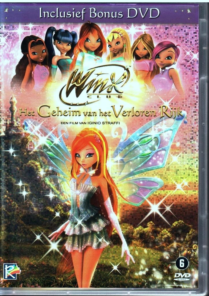Winx DVD - Geheim van het verloren Rijk, Cd's en Dvd's, Dvd's | Kinderen en Jeugd, Alle leeftijden, Poppen, Ophalen of Verzenden