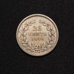 25 cent 1848., Postzegels en Munten, Verzenden, Zilver, 25 cent, Losse munt