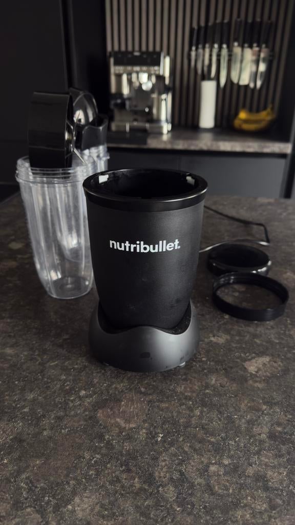 nutribullet Pro Exclusive Zwart 900W, Ophalen, Zo goed als nieuw, Blender