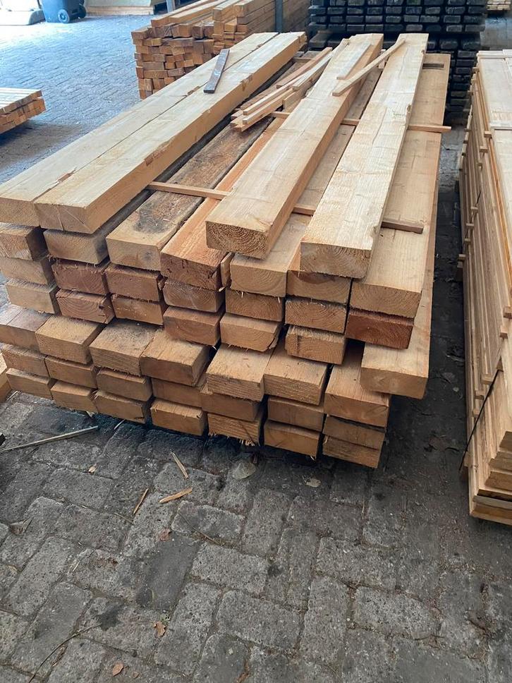 Partij balken, Tuin en Terras, Palen, Balken en Planken, Zo goed als nieuw, Balken, 250 cm of meer, Ophalen