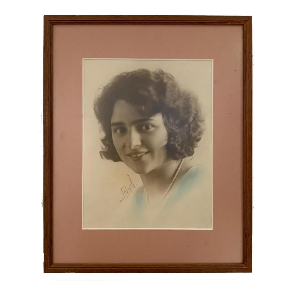 Vintage foto PORTET van dame - meisje uit de jaren '50, Ophalen of Verzenden, 1940 tot 1960, Gebruikt, Kind