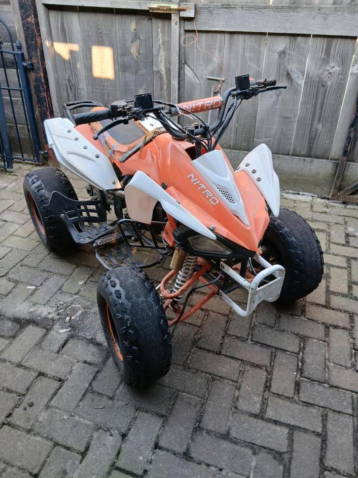 Quad 125 cc, Fietsen en Brommers, Minibikes, Midibikes en Pitbikes, Gebruikt, Overige typen, Ophalen of Verzenden