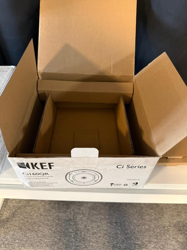 KEF Ci160QR Inbouwspeakers - NIEUW - Set van 2 (Dealer), Audio, Tv en Foto, Luidsprekers, Overige merken, Nieuw, Ophalen of Verzenden