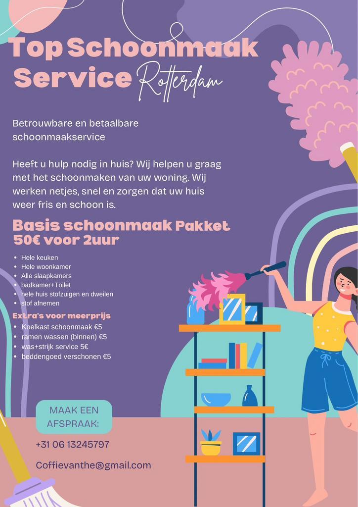 Schoonmaakservice, Diensten en Vakmensen, Schoonmakers en Glazenwassers