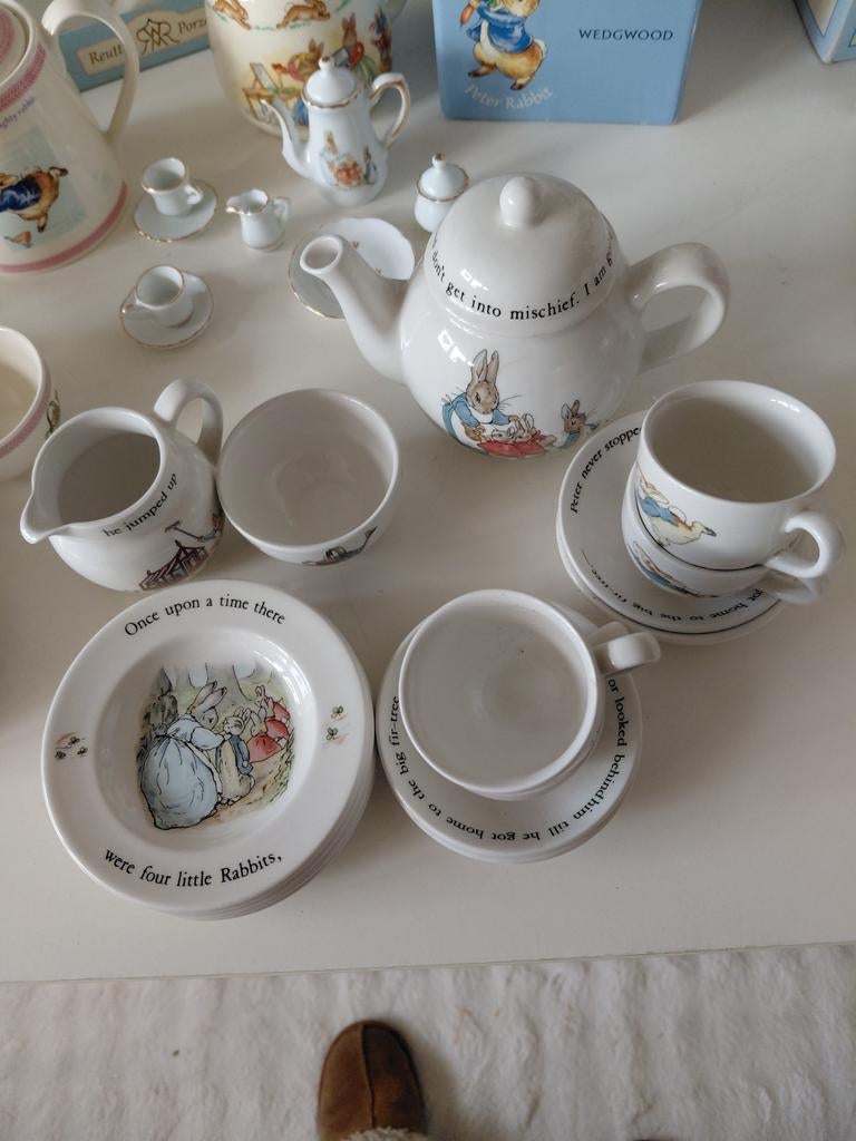 Wedgwood/Beatrix Potter/Peter Rabbit/ serviesje, Ophalen of Verzenden, Zo goed als nieuw