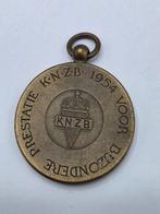 Modernistische Bronze Penning KNZB 1954, Verzenden, Overige materialen