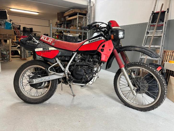 KAWASAKI KLR 250 uit 1990 kmstand 5300/ Project, Motoren, Onderdelen | Kawasaki, Gebruikt, Ophalen