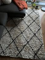 Westwing Vloerkleed - Zwart/Wit Ruitpatroon, Ophalen, Gebruikt, Wit, 150 tot 200 cm