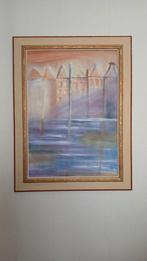 Schilderij # Huizen aan het Grande Canal, Venetië, Antiek en Kunst, Kunst | Schilderijen | Klassiek, Ophalen of Verzenden