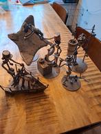 Diverse tinnen beeldjes, Ophalen