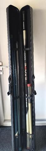 Shimano Exage Super Strong 13 meter en Cresta Hardcase, Ophalen, Nieuw, Vaste hengel