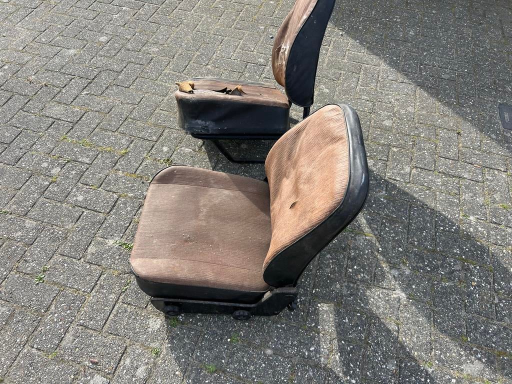 Mercedes 306-206 Hanomag stoelen - Oldtimer onderdelen, Auto-onderdelen, Ophalen, Gebruikt, Mercedes-Benz
