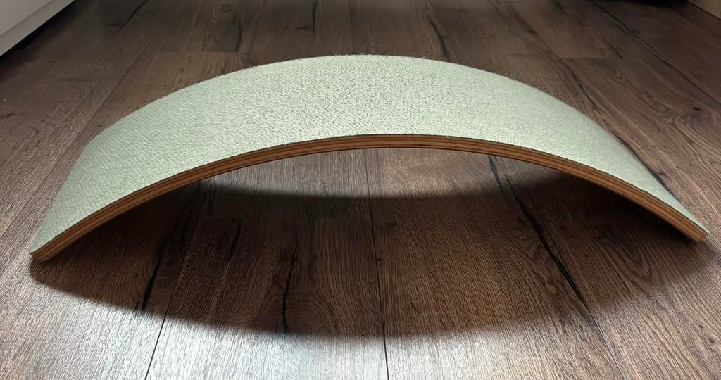 Wobbel Starter met Vilt - Groen, Kinderen en Baby's, Speelgoed | Houten speelgoed, Ophalen, Zo goed als nieuw, Rij- of Hobbelspeelgoed