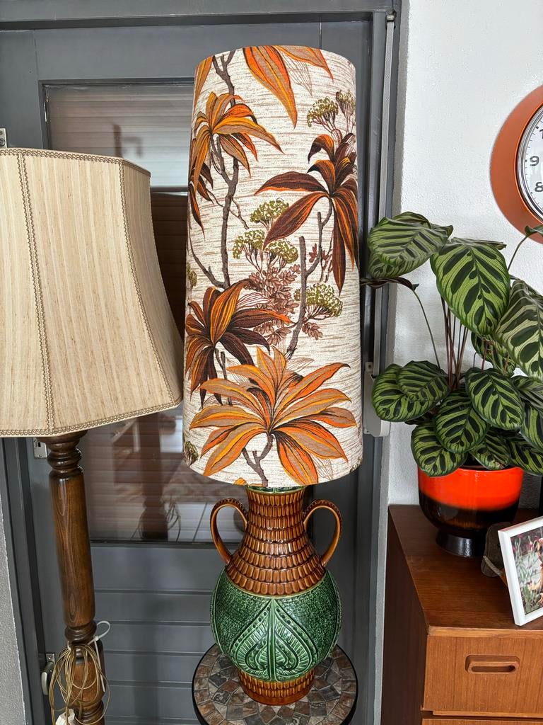 Grote vintage retro vloerlamp merk bay germany, Ophalen