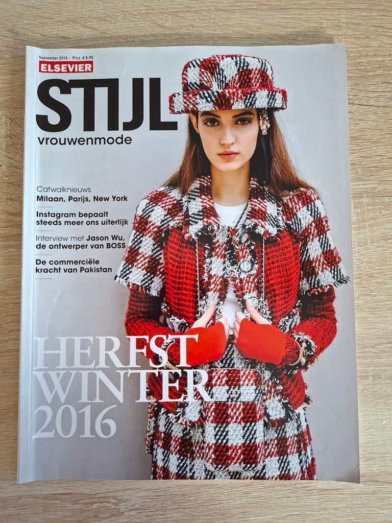 Elsevier Stijl Vrouwenmode - September 2016 - Herfst/Winter, Ophalen of Verzenden, Gelezen, Glossy