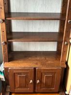 Kaaskast donker eiken, Gebruikt, Eikenhout, 150 tot 200 cm, 25 tot 50 cm