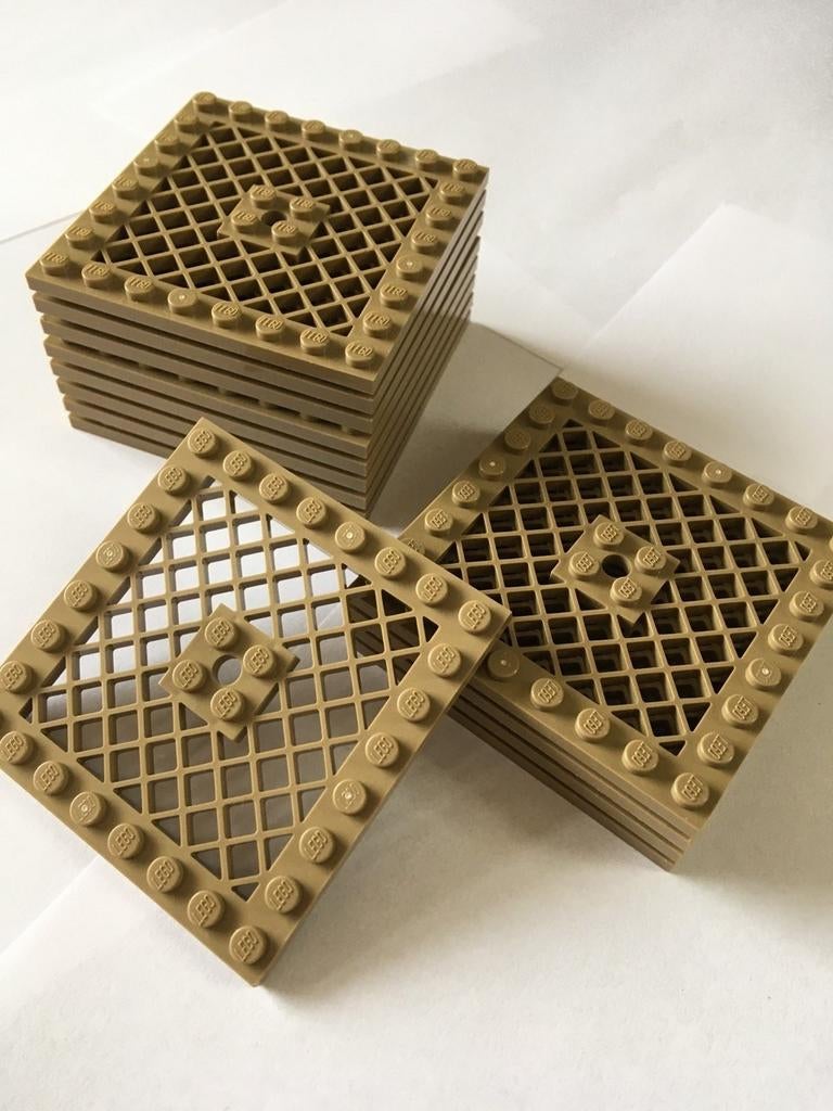 Lego 6470971 8x8 plaat met rooster en gat 4151 4151b 4047, Ophalen of Verzenden, Nieuw, Losse stenen, Lego