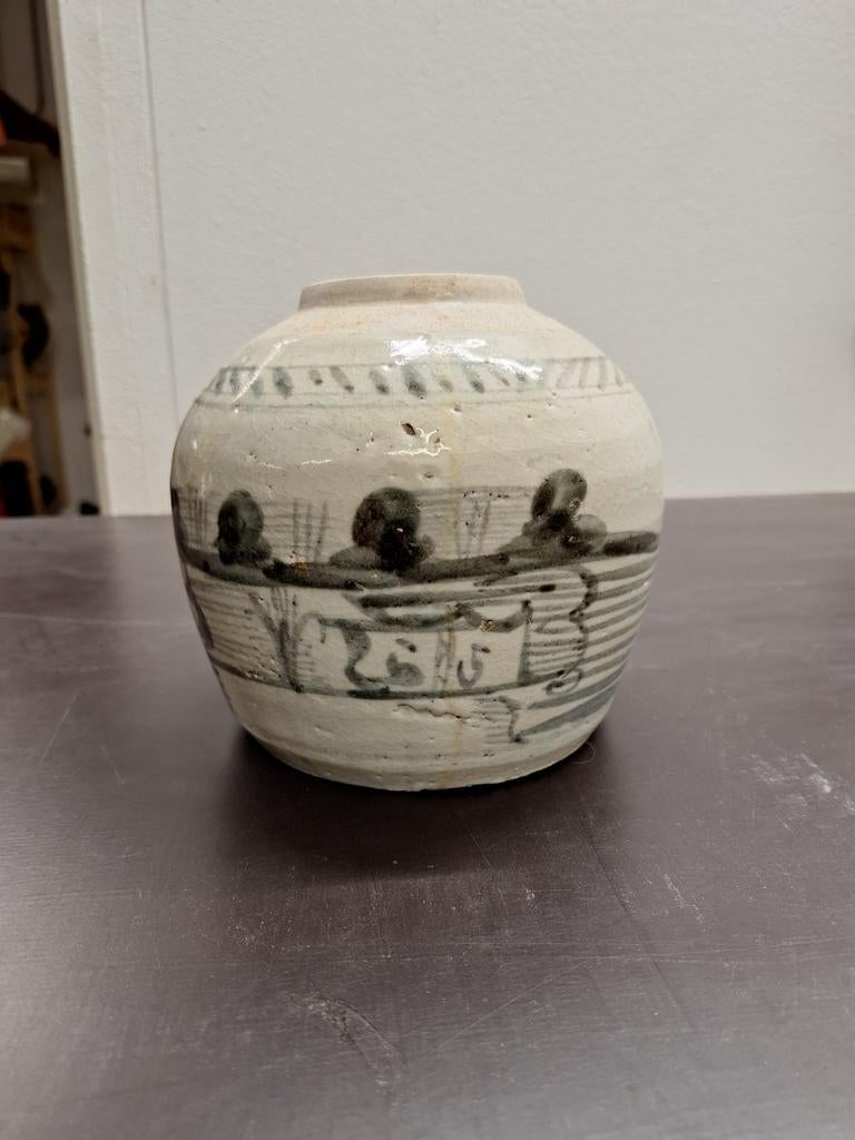 Antieke chinese gemberpot, Ophalen of Verzenden