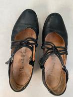 THINK schoenen leer zwart maat 39, Zwart, Overige typen, Ophalen of Verzenden, Gedragen