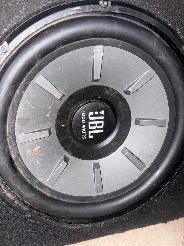 JBL subwoofer set met versterker, Ophalen, Gebruikt