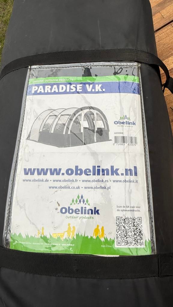 Bustent Obelink Paradise VK met binnentent, Caravans en Kamperen, Tenten, Ophalen, Gebruikt, Tot en met 3