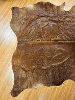 Koeienhuid Bruin 210/186 cm, Huis en Inrichting, Stoffering | Tapijten en Kleden, Gebruikt, Bruin, Etten-Leur, 150 tot 200 cm