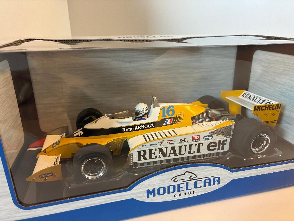 39287: Renault RS10 - Rene Arnoux - Britian GP 1979 - 1:18, Hobby en Vrije tijd, Modelauto's | 1:18, Bottgerstr 2-14, 65439 Florsheim, Germany