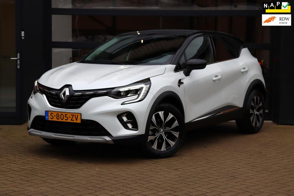 Renault Captur 1.3 mild hybrid 160 techno | NAP | Cruise | N, Gebruikt, 4 cilinders, Wit, Origineel Nederlands
