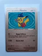 Special Delivery Pikachu #SWSH074 Metal Card Promo Black Sta, Ophalen of Verzenden, Nieuw