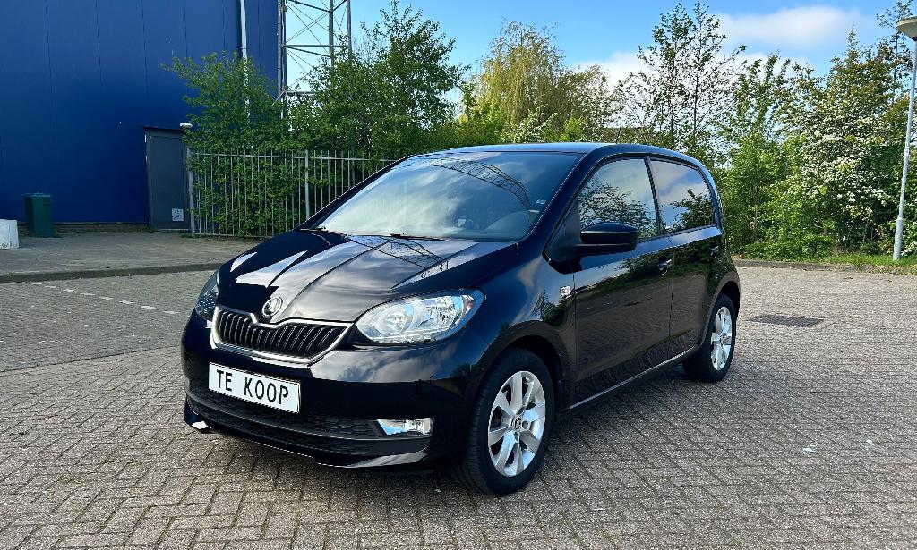 Skoda Citigo Greentech Clever , 5d, alle opties,, Voorwielaandrijving, 60 pk, Alcantara, Zwart