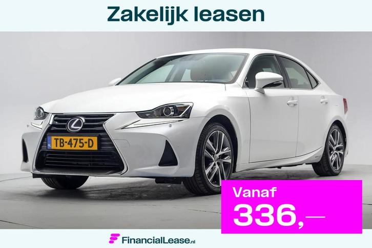 Lexus IS 300 300h Hybrid Business Line Aut. [ LED Navi Camer, Auto's, Lexus, Bedrijf, Lease, Financial lease, IS, ABS, Achteruitrijcamera