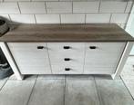 GRATIS - Dressoir witcreme bruingrijs 170 x 50 x 84 hoogte, Ophalen, Gebruikt