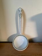 Aardewerk sauslepeltje met groene decoratie, Ophalen of Verzenden