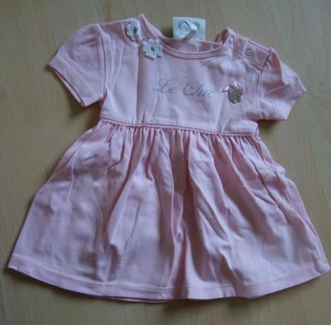 ROZE JURK MAAT 50 - 56 Merk Le Chic, Ophalen of Verzenden, Zo goed als nieuw, Meisje, Jurkje of Rokje