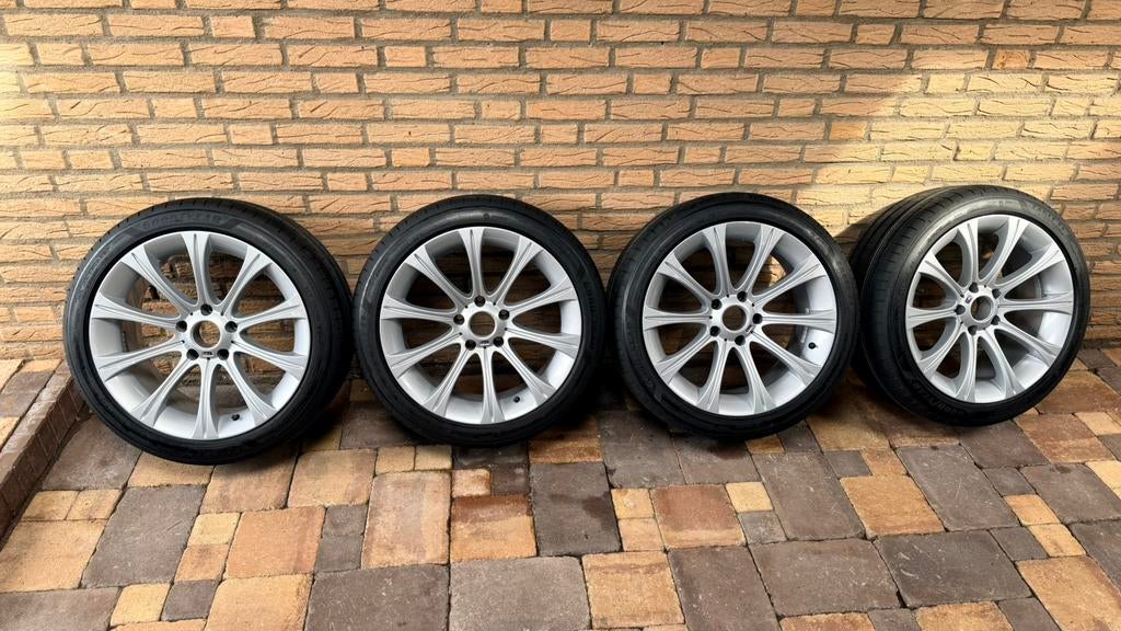 BMW M velgen 18” + NIEUWE banden– Style 166, Ophalen, 18 inch, 245 mm, Banden en Velgen